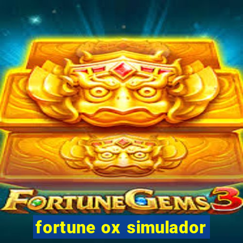 fortune ox simulador